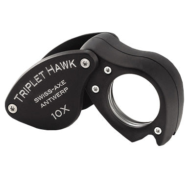 Triplet Hawk 10x Diamond Loupe by Swiss Axe