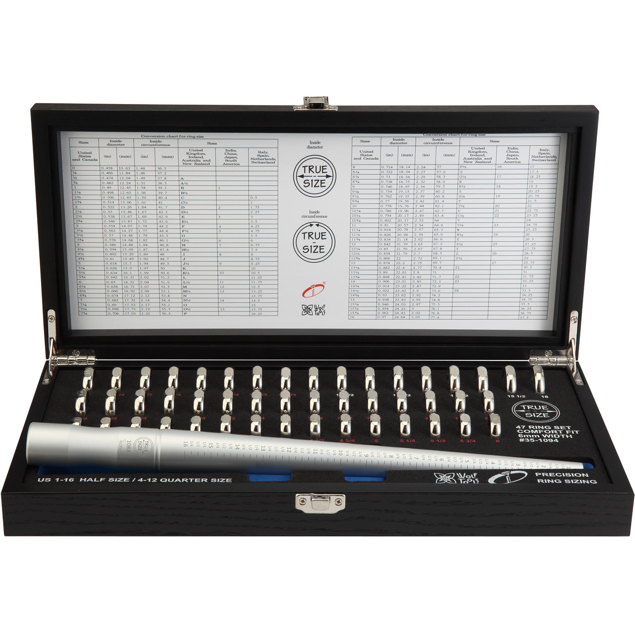 True-Size - Precision Ring Sizing System with Mandrel