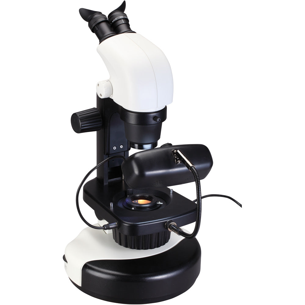 Leica S6 E Stereo Zoom Microscope on Gemological Stand