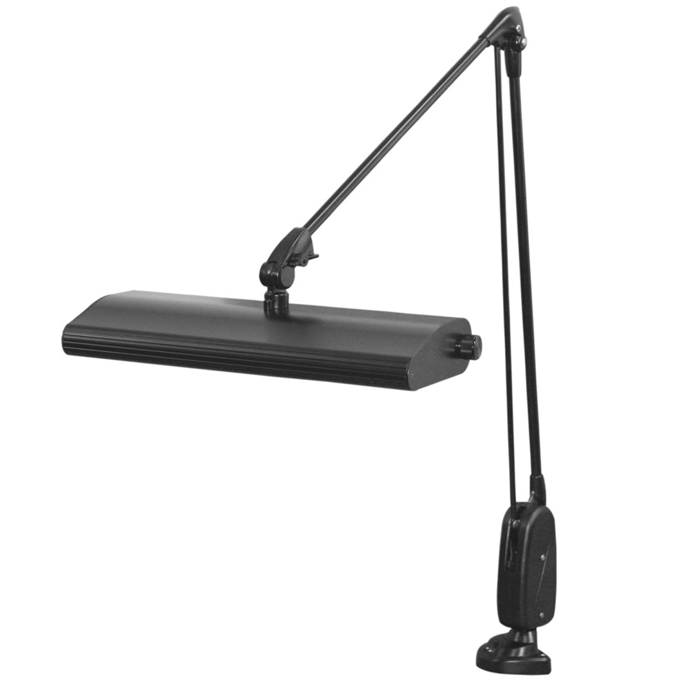 Dazor Lumilus LED Clamp-Base Task Light (41" Classic Arm, Black)