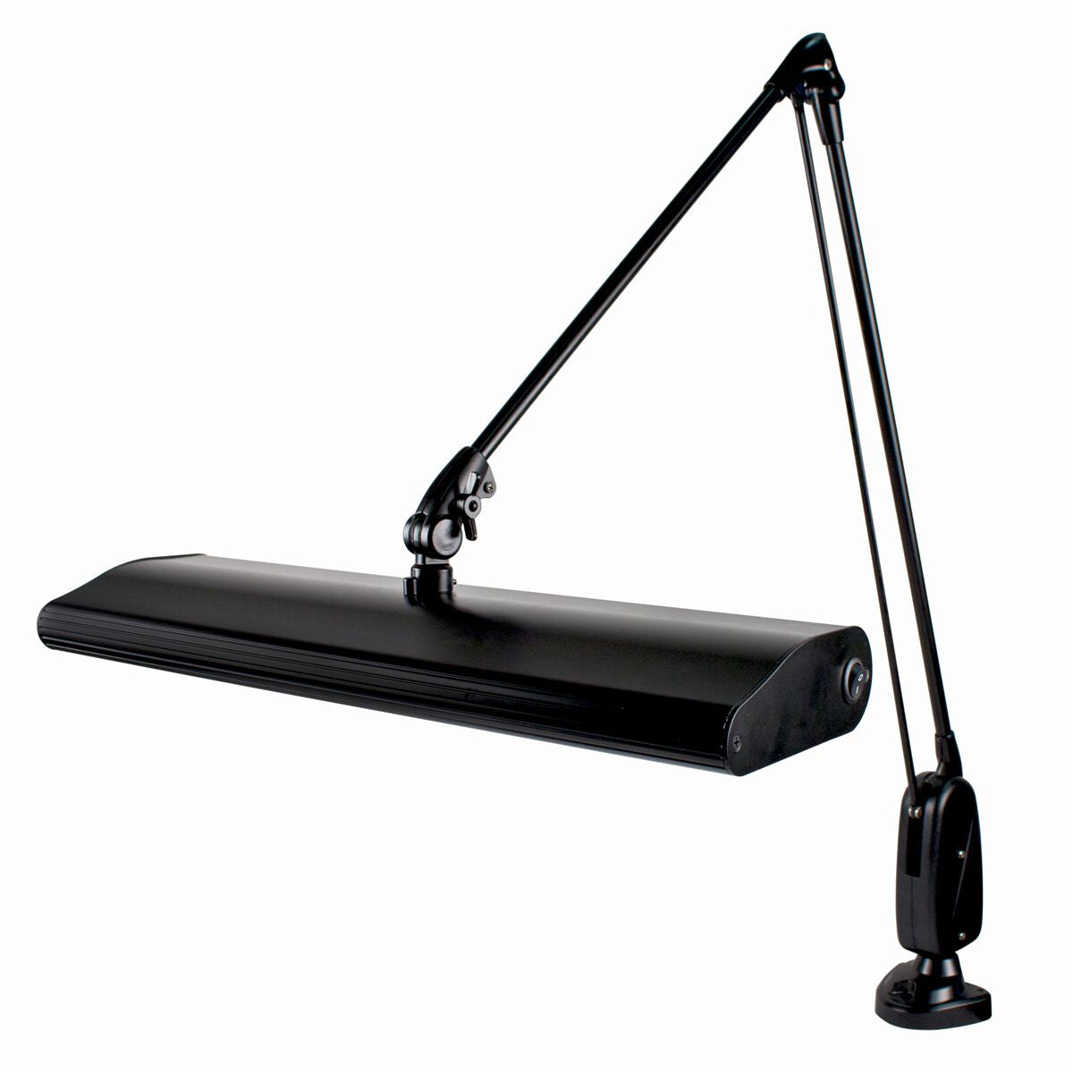 Dazor Lumilus LED Clamp-Base Task Light (41" Classic Arm, Black)