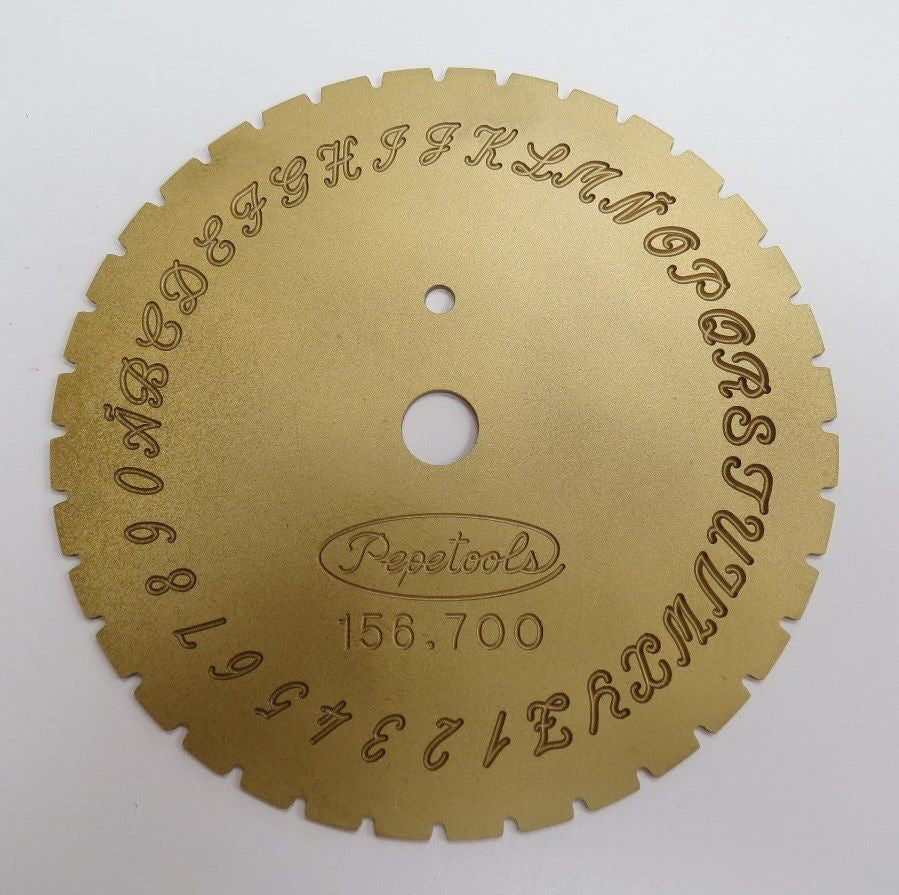 Fancy Script Type Dial