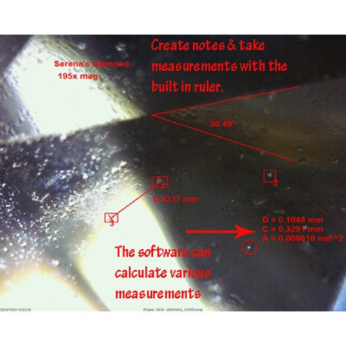 Dino-Lite AM413ZT Digital Microscope w/ Polarizer