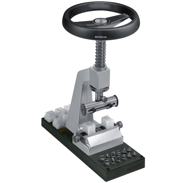 Presse Complète Pour Monture De Lunettes Bergeon 5500-A - 30 Poinçons Inclus, Neuve Avec étiquettes