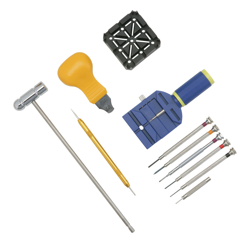 Repaired Tools Watch 13-Piece Starter Watch Repair Tool Kits
