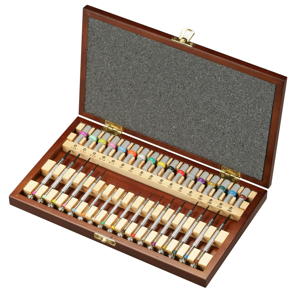 17-Piece Screwdriver Sets in Wood Case