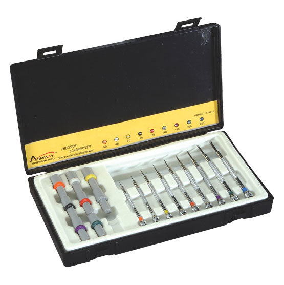 9-Piece Flat Screwdriver Sets in Case