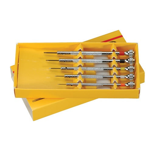 5-Piece Flat Screwdriver Sets in Case