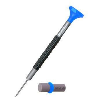 2.5mm Watchmakers Ergonomic Screwdriver w/ 2 Spare Blades