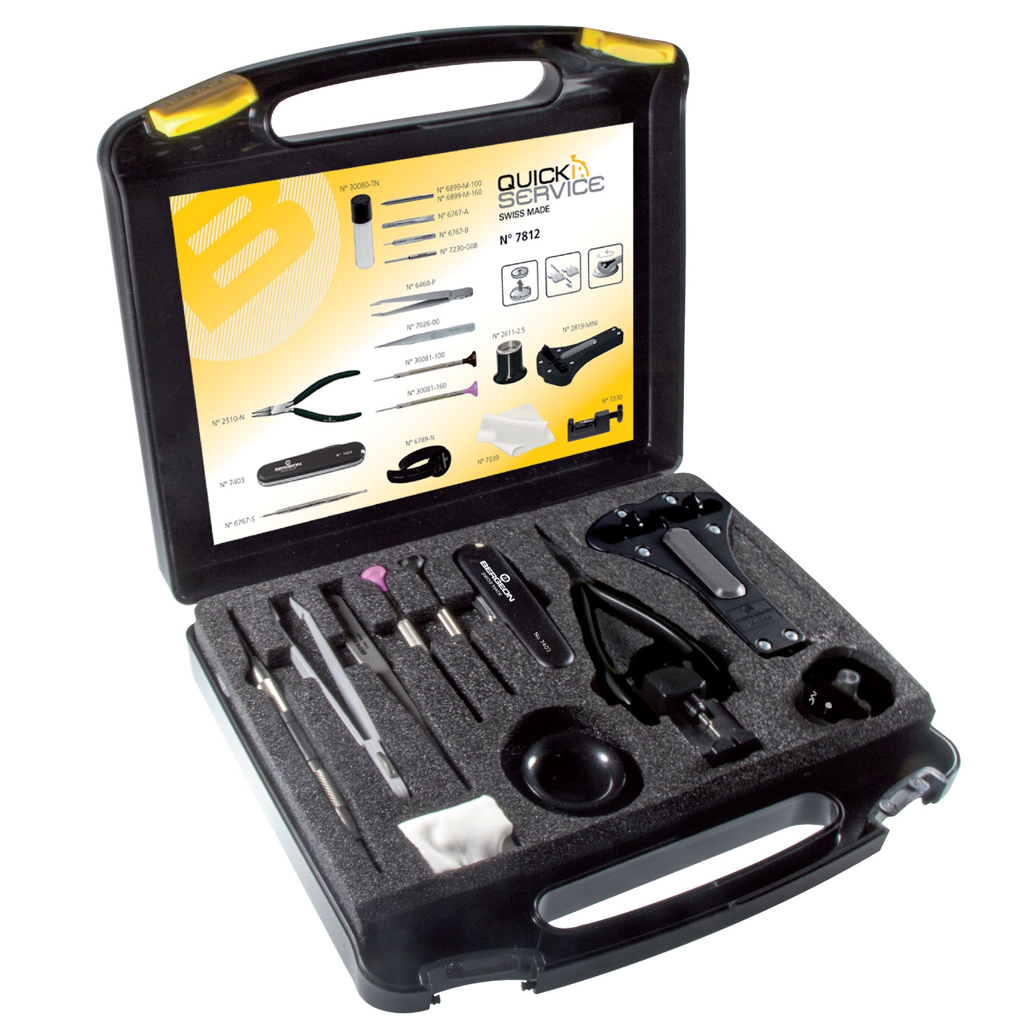 Bergeon Quick Service Tool Case - 18 Specialized Tools & Accessories