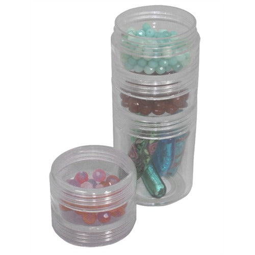 Screw Together Vials - 3 Small, 1 Large - Vials