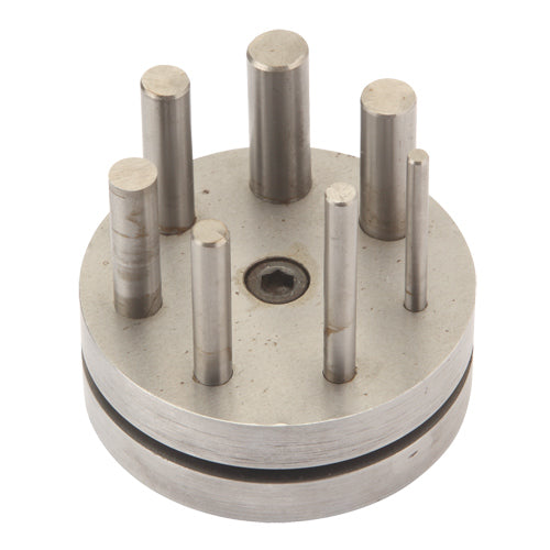 7 Hole Disc Cutter on Round Base, 4 - 10MM