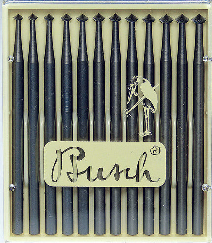 Busch 12- Hart Bur Set 1.9-3.0 mm