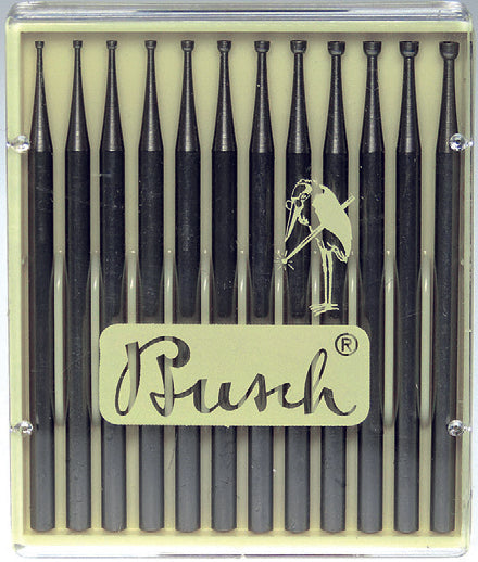 Busch 12- CUP Bur Set 0.8-1.9 mm