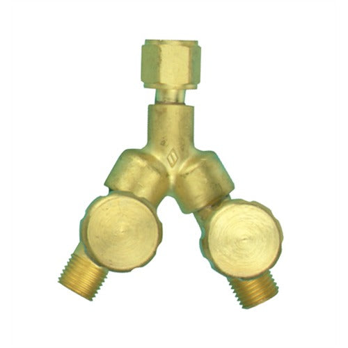 Y Connector With Shut-Off Valve