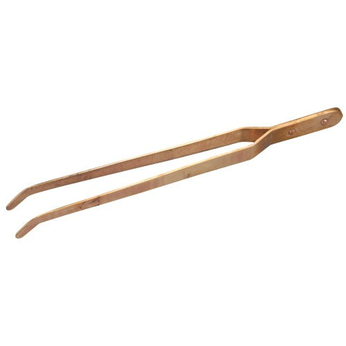 Copper Tongs w/ Curved End