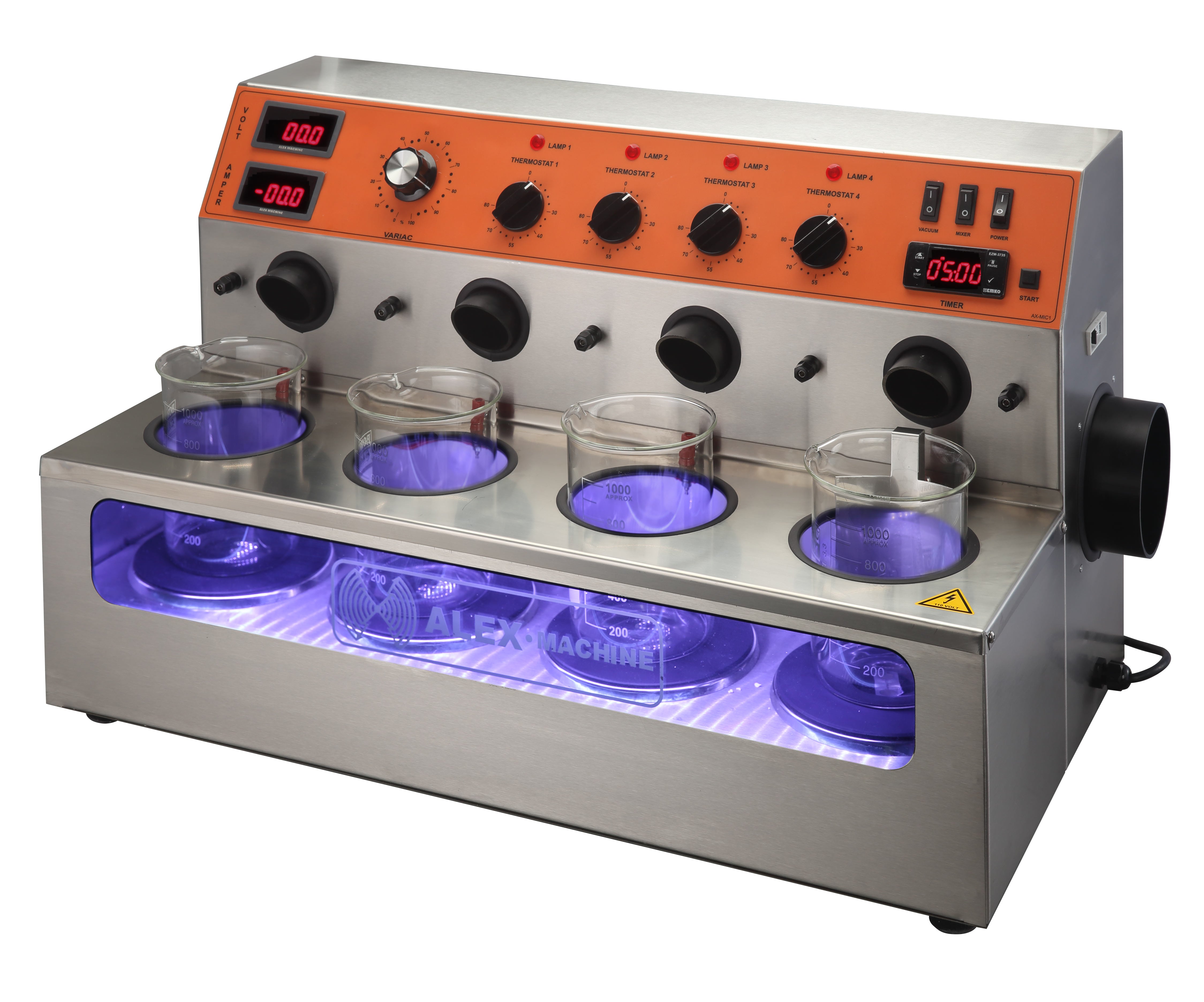 Toyo 4 Bath Plating Center With Built-In Heater and Mixer