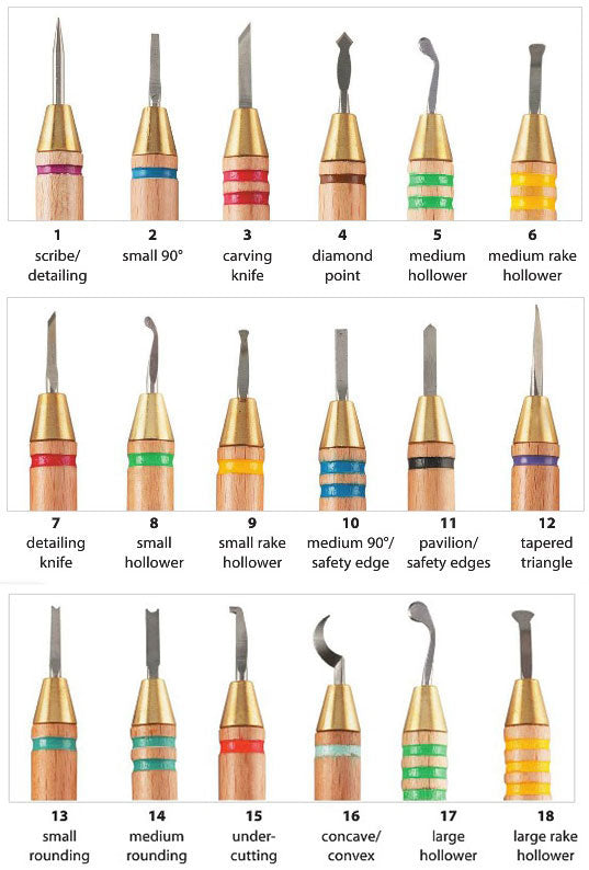 Wax Carving 18 pieces