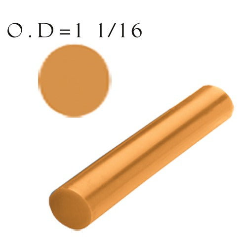 1-1/16" Wolf Solid Wax Tube