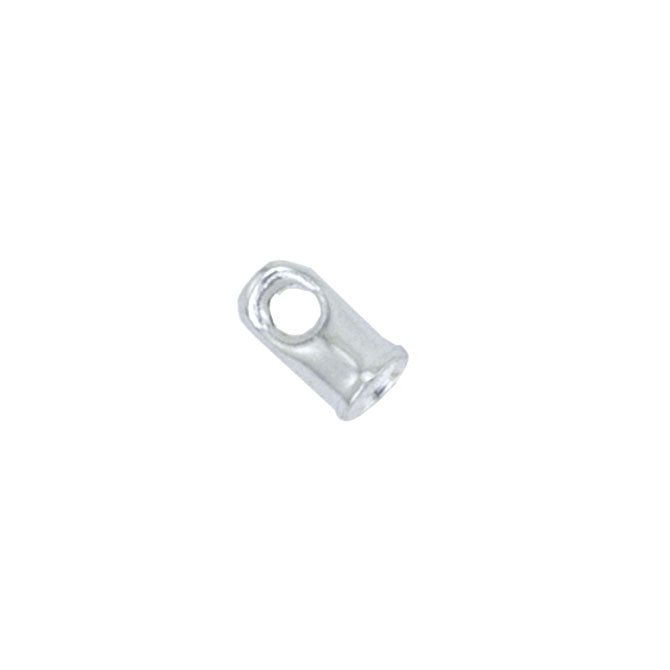 Light Tube Cord End - Silver Plated 60PC