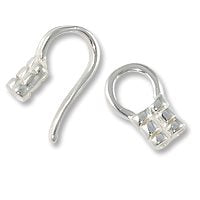 Sterling Silver Hook & Eye Bright Finish