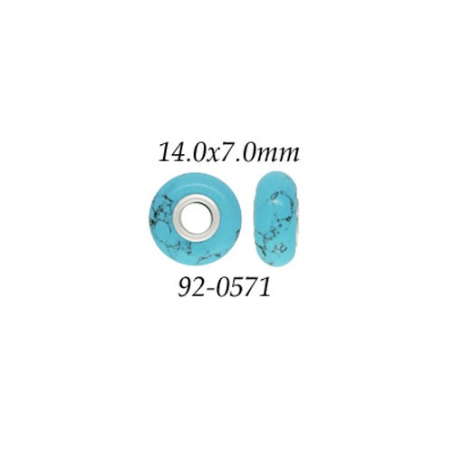 Synthetic Big Blue Roundel w/ 4.7mm Hole