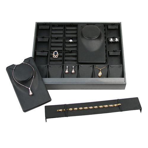 28-Piece Multi-Functional Jewelry Set Trays