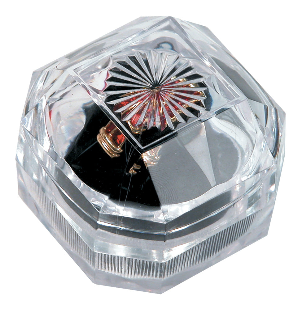"Crystal Acrylics" Ring Slot Box, Pk/12