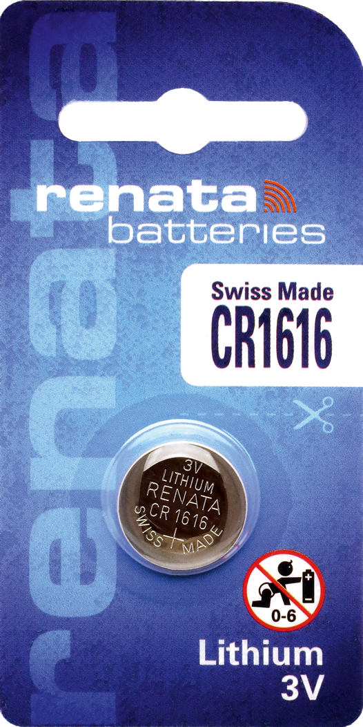 Renata CR1616 Battery 3V Lithium Coin Cell