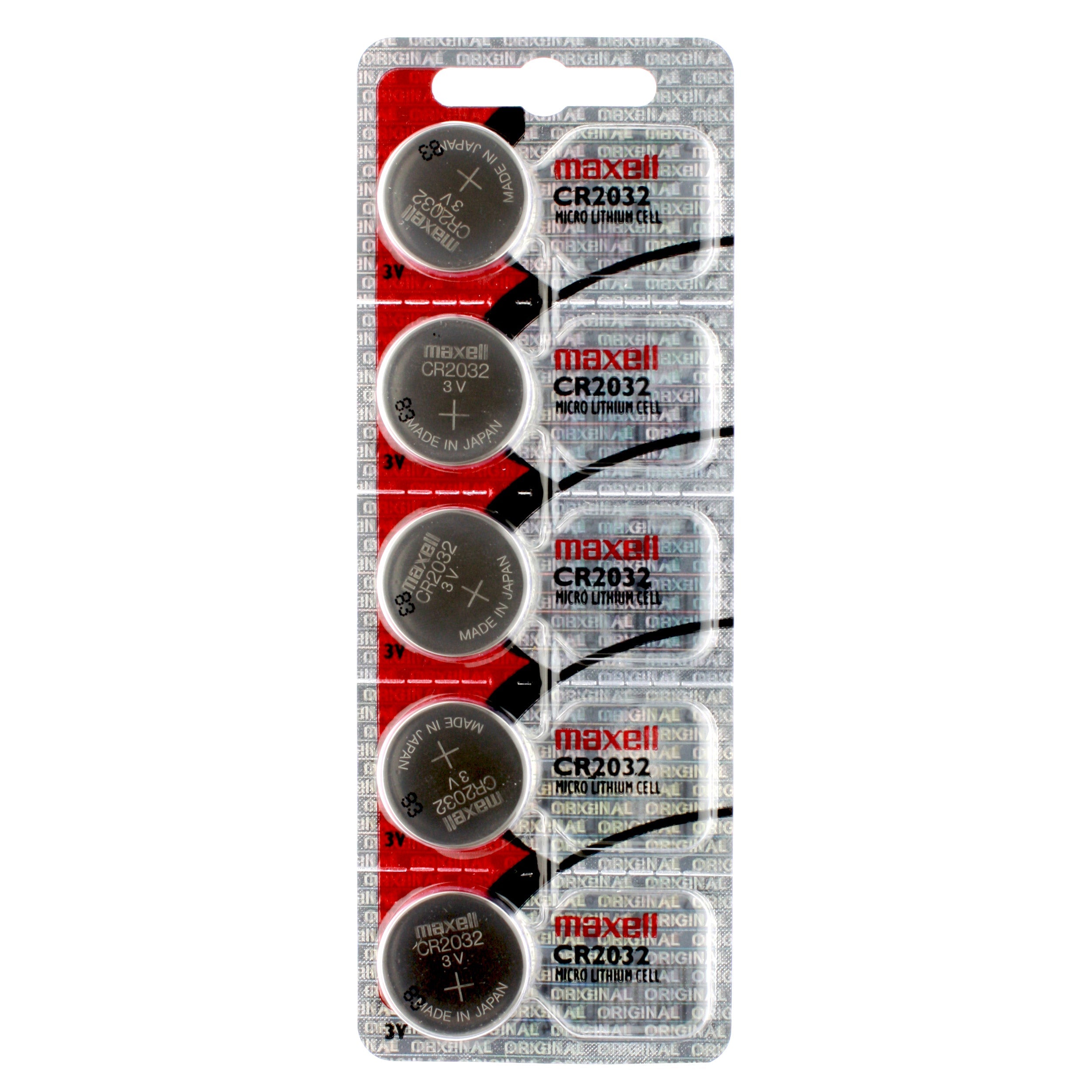 Maxell 2032 (CR2032) Battery, Pk/5