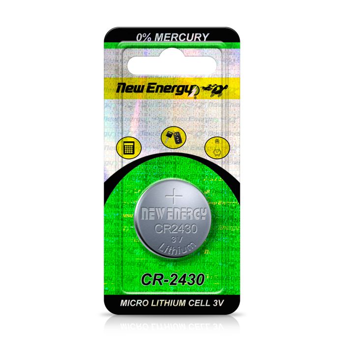 New Energy 2430 (CR2430) Battery, Pk/1