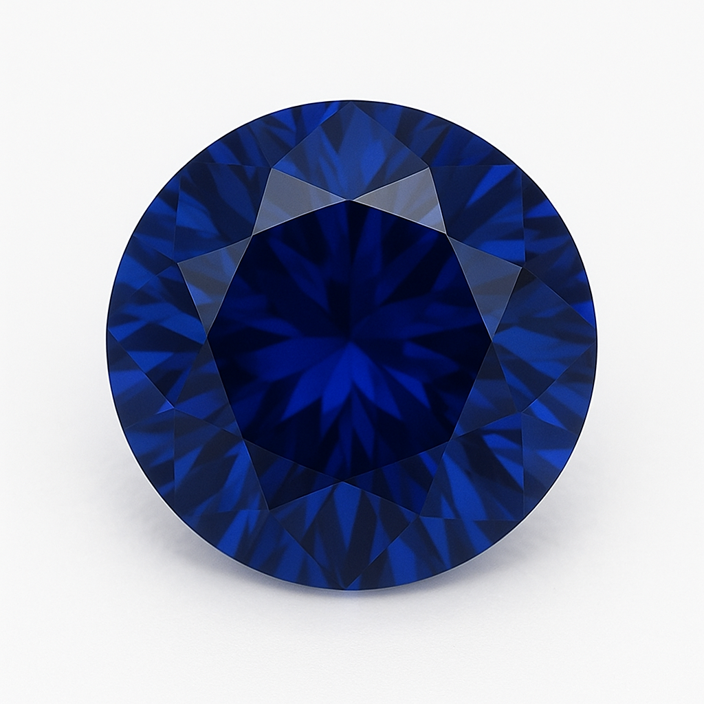 Lab-Created Blue Sapphires – Round Cut