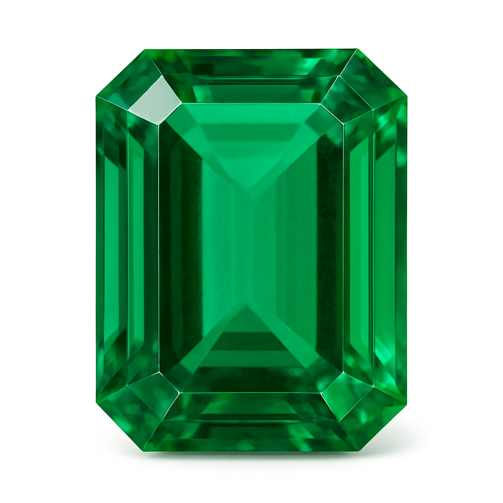 Lab-Created Emeralds – Emerald Cut