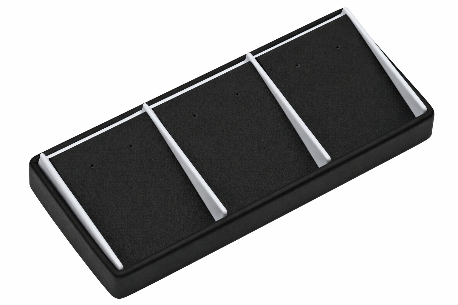 3-Compartment Stackable Drop Earring Trays, 8.5" L x 3.5" W