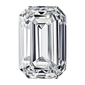 IGI Certified Emerald Cut Lab Diamond