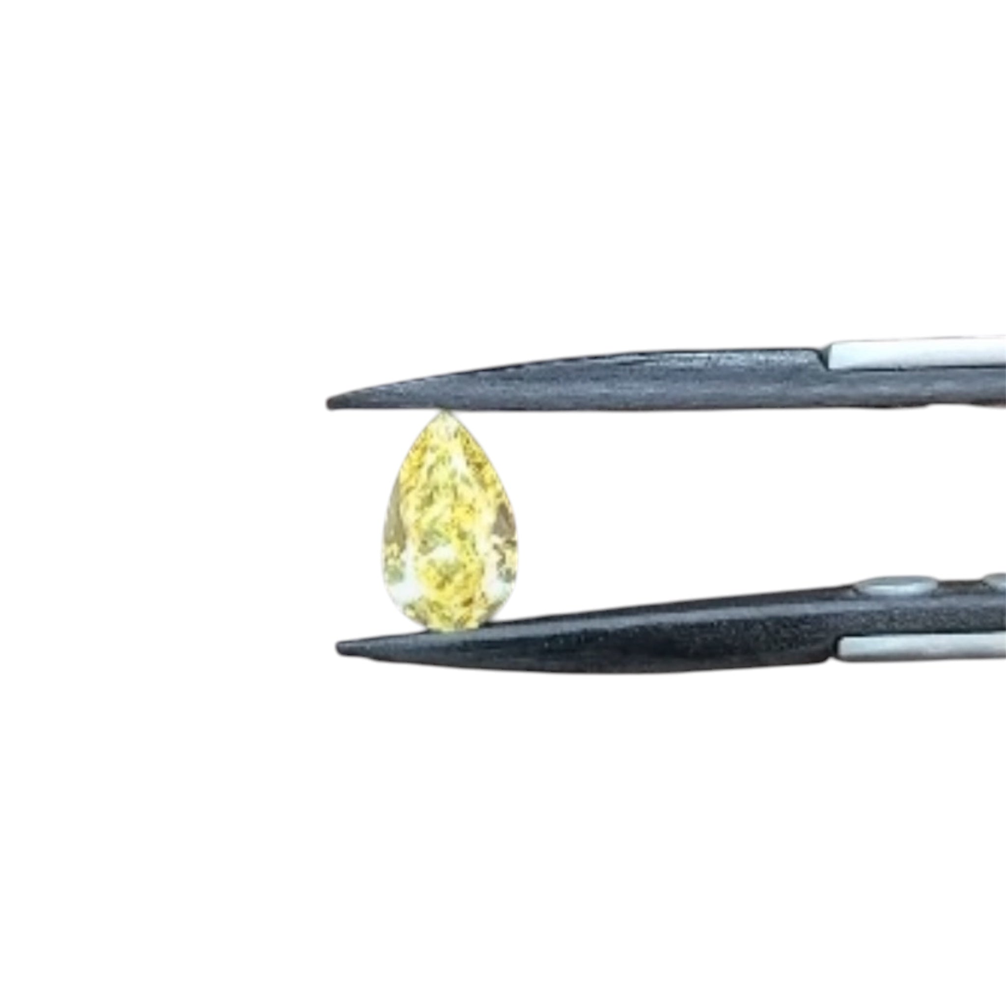 IGI Certified Yellow Pear Lab Diamond