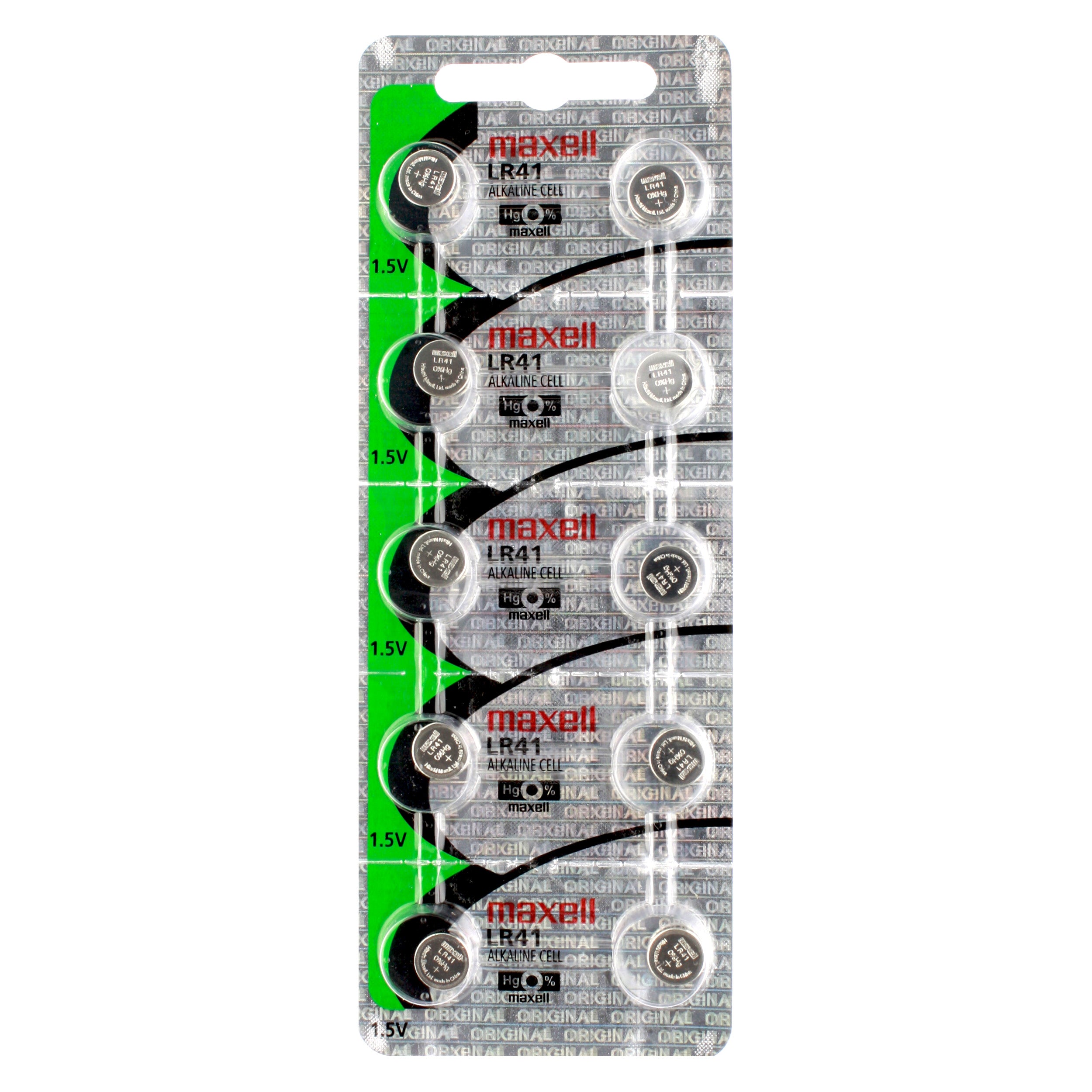 Maxell LR41 Battery, Pk/10