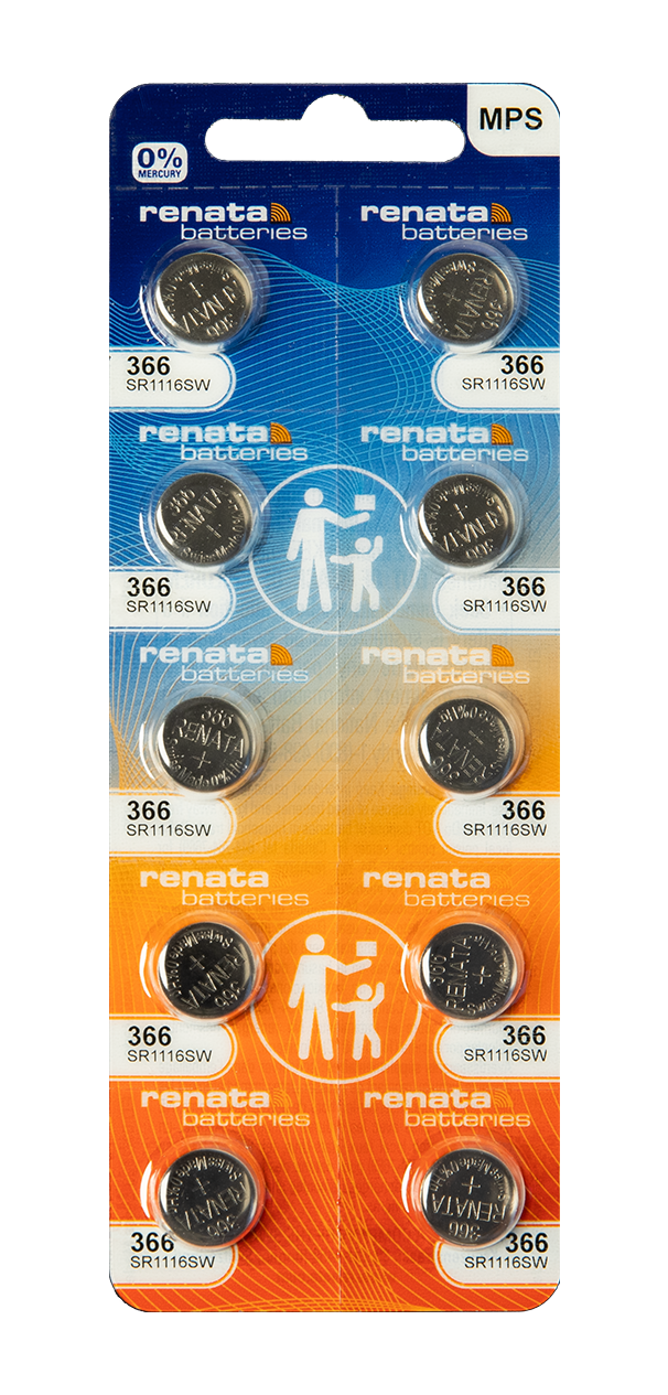 Renata 366 battery  pk/10