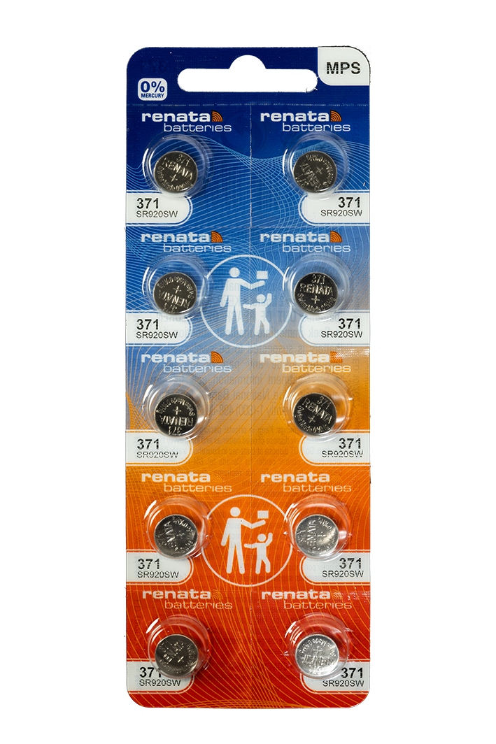 Renata 371 battery  pk/10