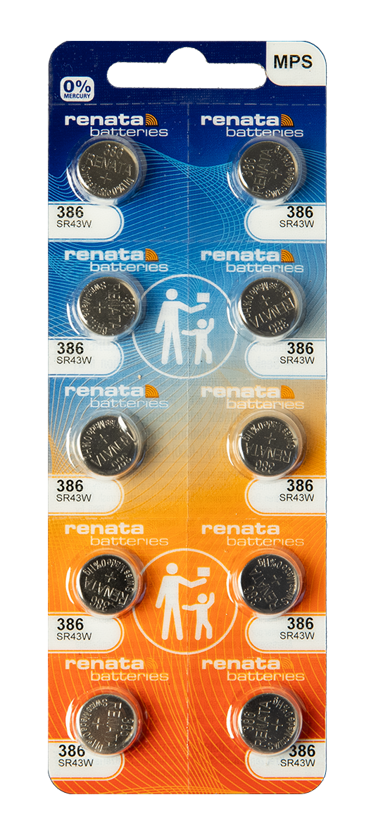 Renata 386 battery  pk/10