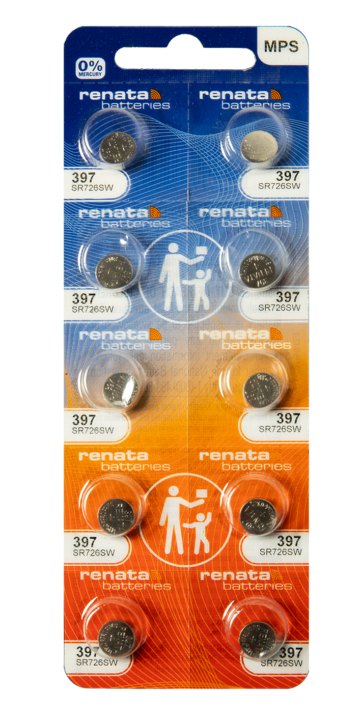 Renata 397 battery  pk/10