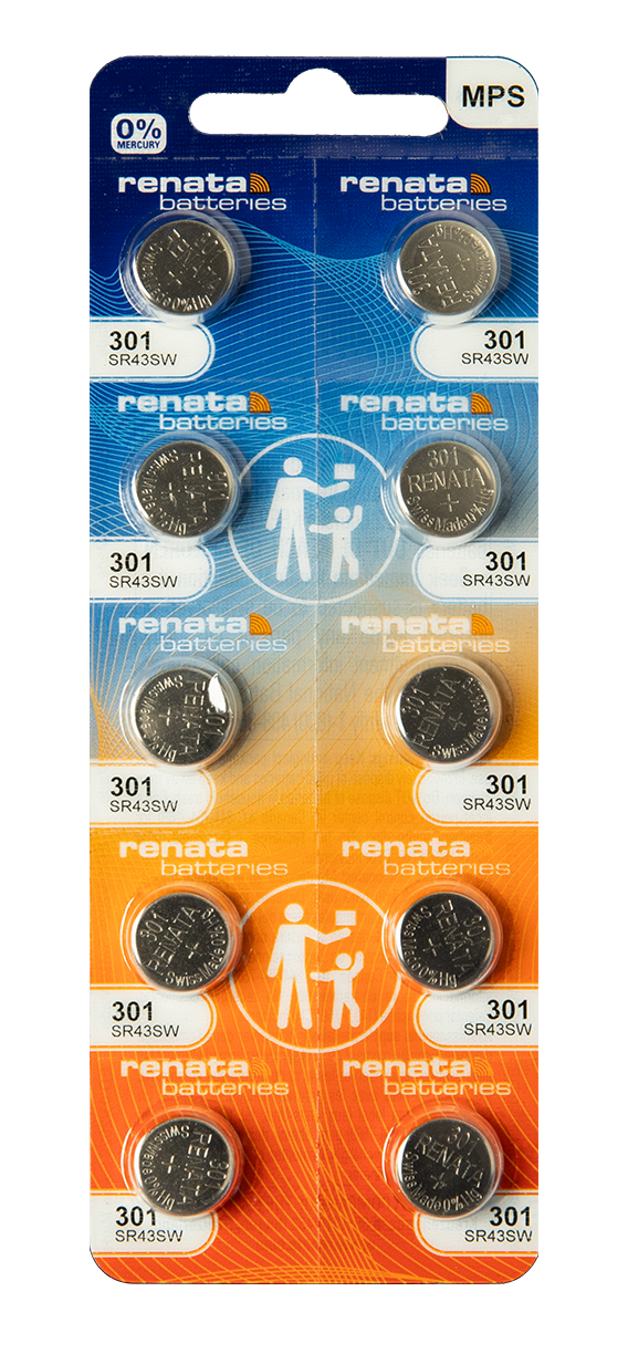 Renata 301 battery  pk/10