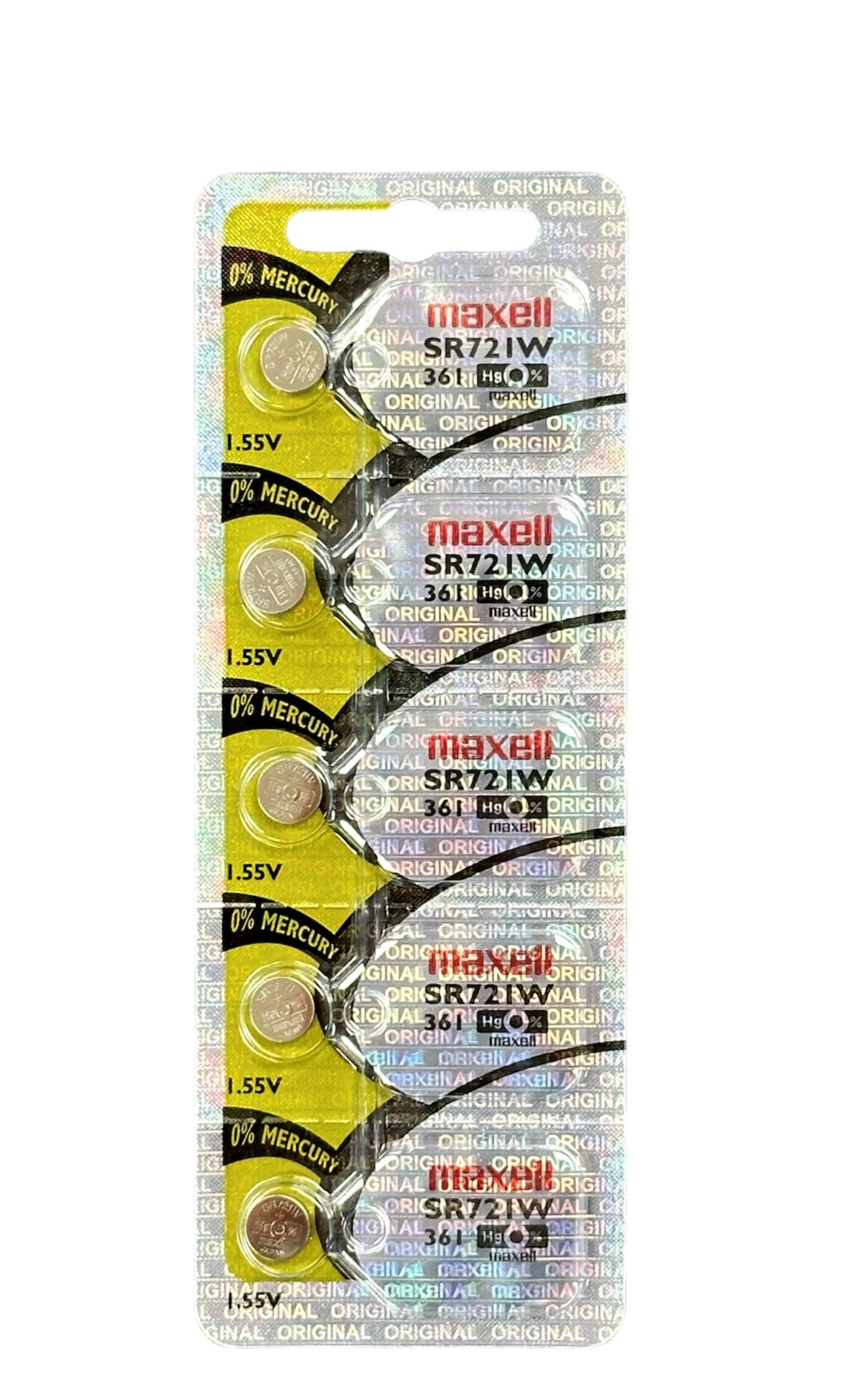 Maxell 361 (SR721W) Battery, Pk/5 (Copy)