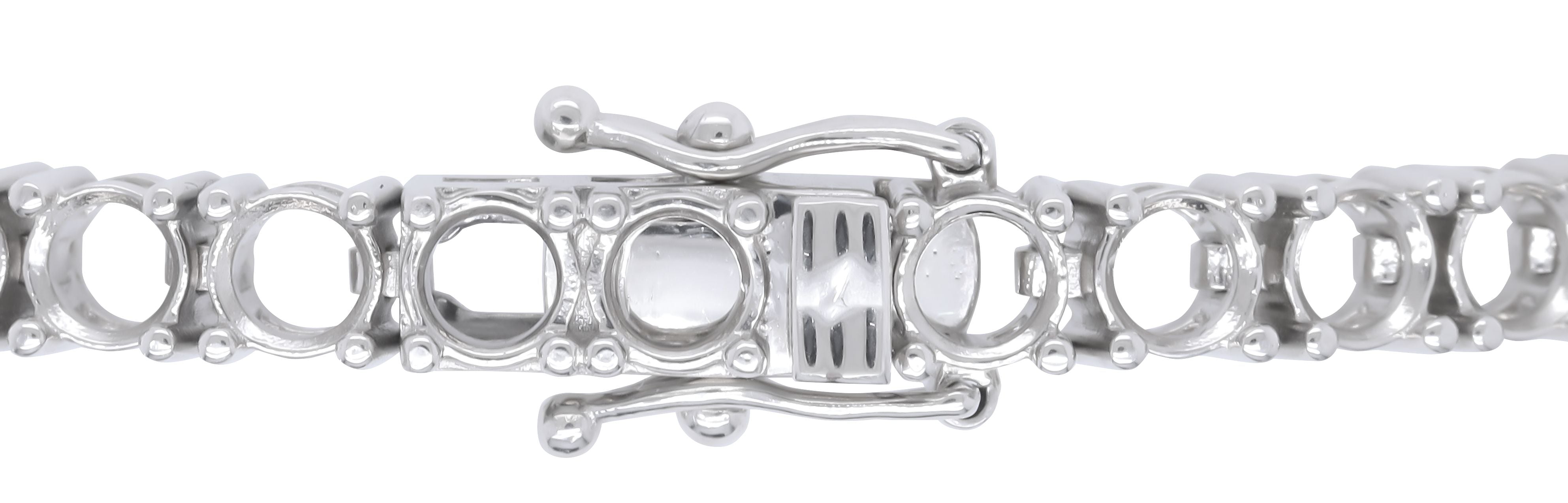 14K Gold Tennis Bracelet Mountings