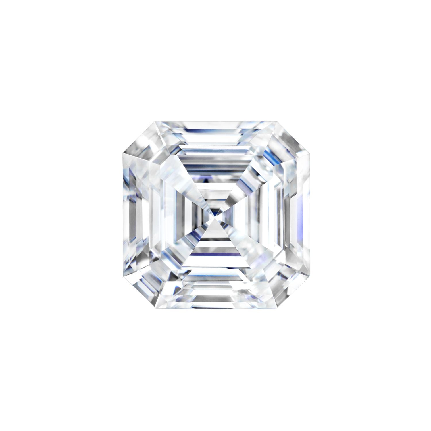 Charles & Colvard&reg; GHI-Grade Asscher-Cut Moissanite, 8.0 MM