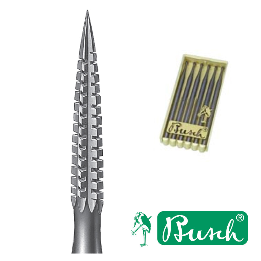 Busch Krause Steel Burs Fig 256, Pk/6