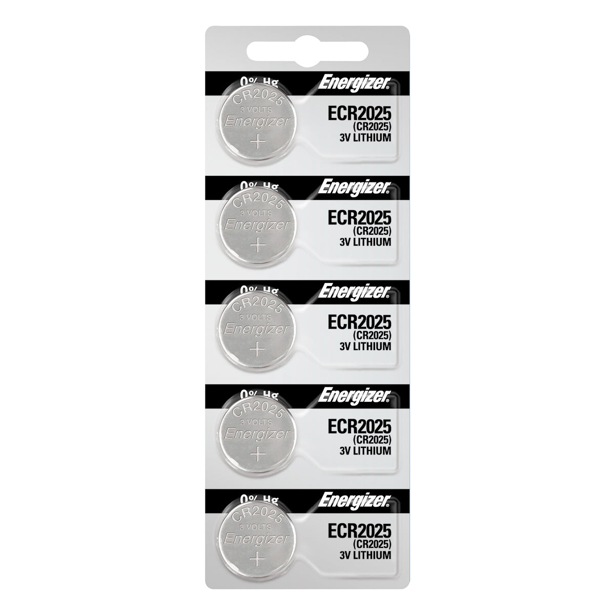 Energizer 2025 (CR2025) Battery, Pk/5