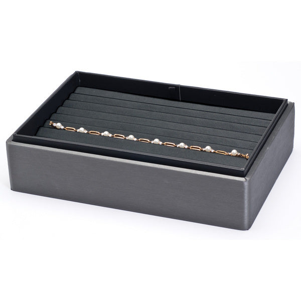 8-Bracelet Stackable Trays, 9" L x 6" W