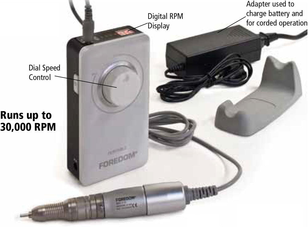 Foredom K.1030 Portable Brush Type Rotary Micromotor Kit