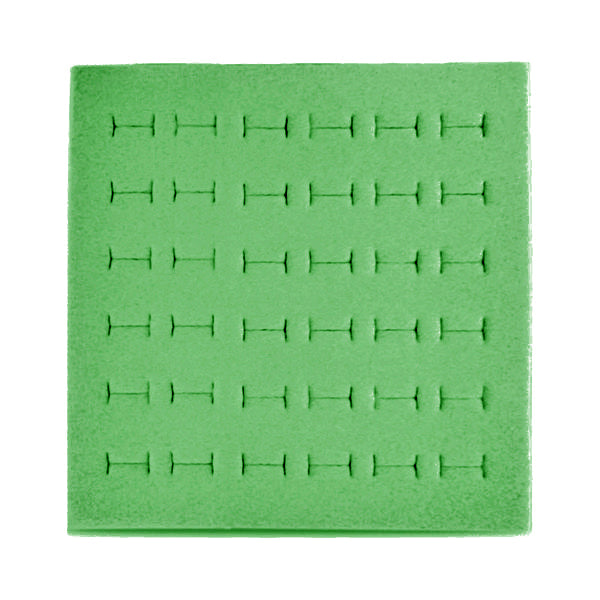 36-Slot Econo-Foam Ring Inserts for Full-Size Utility Trays, 7" L x 7.5" W